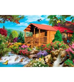 Cabine de peças mestre de Puzzle com cascata 1000 peças