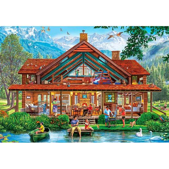 Puzzle MasterPieces XXL Camping Cabin 1000 Peças