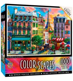 MasterPieces Streets of Paris Puzzle 1000 peças