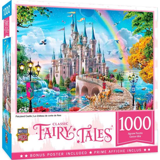 Puzzle de 1000 peças de castelo de conto de fadas