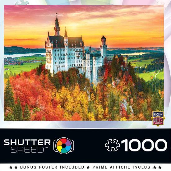 Puzzle MasterPieces Castelo Neuschwanstein no Outono 1000 Pzs