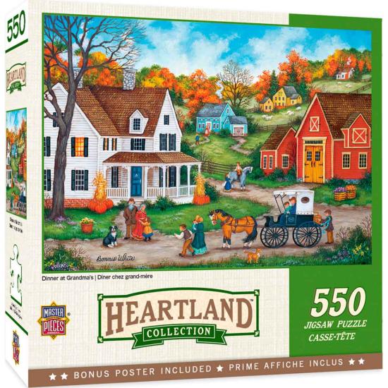 Jantar de Puzzles com a Vovó 550 Peças