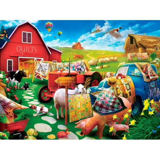 Colchas de campo de peças mestre de Puzzle XXL de 300 peç