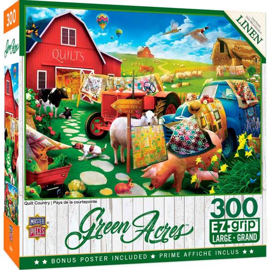 Colchas de campo de peças mestre de Puzzle XXL de 300 peç