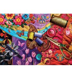 Puzzle MasterPieces Jardins De Retalhos Acolchoados 1000 Peças