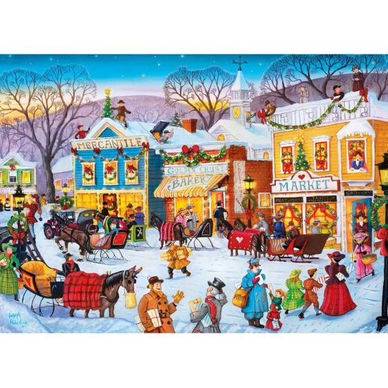 Puzzle MasterPieces Compras De Natal - Feriado 1000 peças