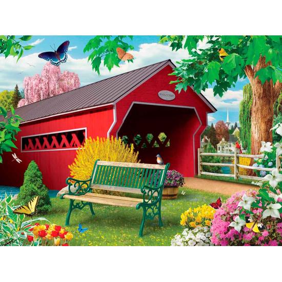 Puzzle de 750 peças MasterPieces Quiet Days of Spring Puzzle de 750 peças MasterPieces Quiet Days of Spring