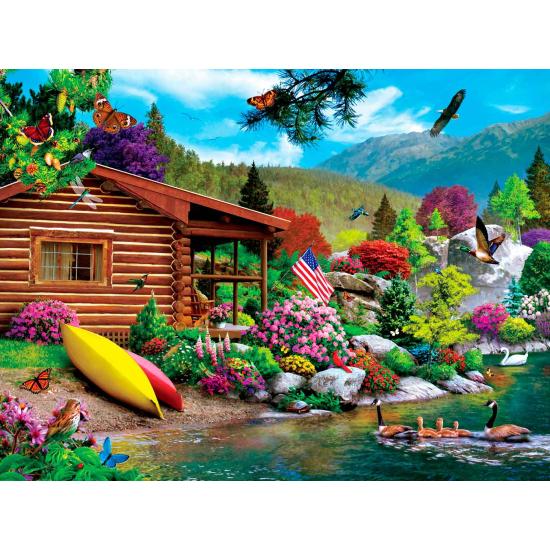 MasterPieces Quiet Days Grátis Para Voar Puzzle 750 Pc