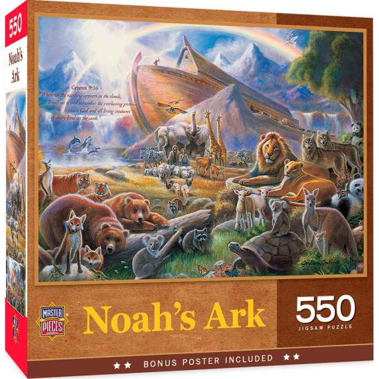 Peças mestres de Puzzle Arca de Noé 550 peças