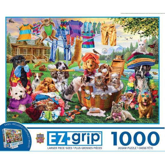 Puzzle MasterPieces Pet Wash Day XXL de 1000