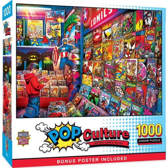 Puzzle MasterPieces Felicidade Retrô Dos Quadrinhos 1000 Peças