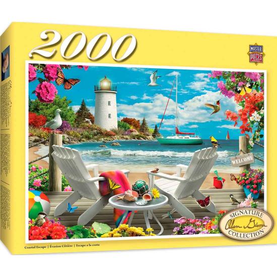 Puzzle de 2.000 peças MasterPieces Coastal Escape