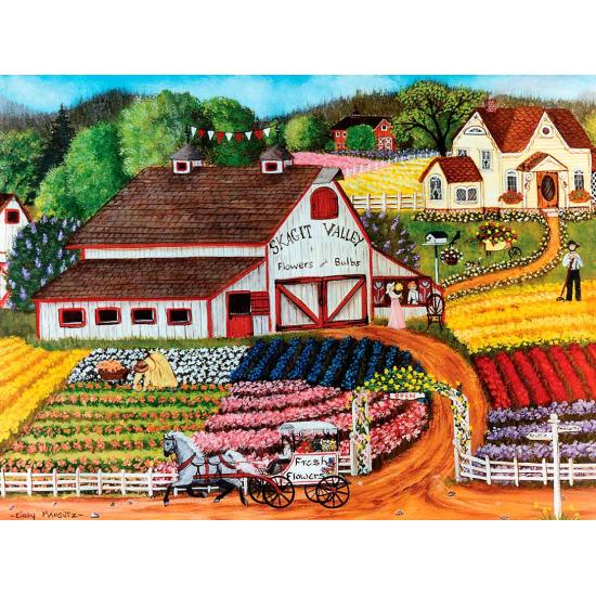 Puzzle de 750 peças flores frescas Masterpieces