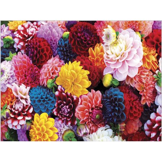 Puzzle de 550 peças lindas flores masterpieces