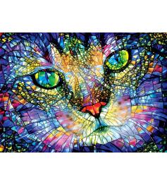 Puzzle MasterPieces Gato em montras de lojas de 1000 Peças