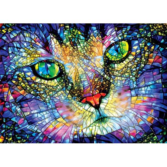 Puzzle MasterPieces Gato em montras de lojas de 1000 Peças