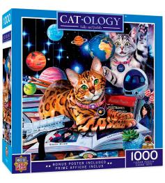 Puzzle de 1000 peças MasterPieces Space Cats