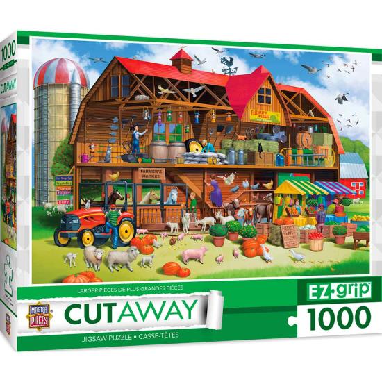 Peças principais de Puzzle Family Barn XXL de 1000 Pzs