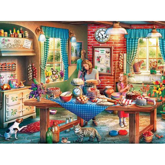 Peças de Puzzle para fazer pão 550 peças Peças de Puzzle para fazer pão 550 peças