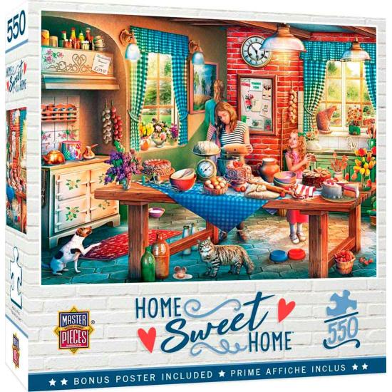 Peças de Puzzle para fazer pão 550 peças Peças de Puzzle para fazer pão 550 peças