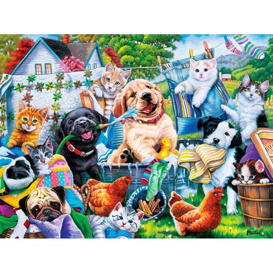 Puzzle XXL Hora do Banho Master Pieces 300 Peças