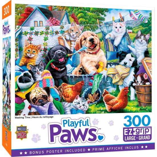 Puzzle XXL Hora do Banho Master Pieces 300 Peças