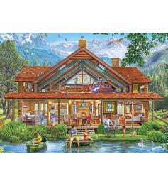 Puzzle MasterPieces Inside Out, Chalé De Camping de 1000 Peças