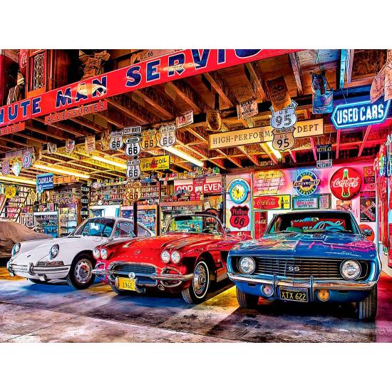 Peças mestres de Puzzle Os três carros de corrida 750 peç