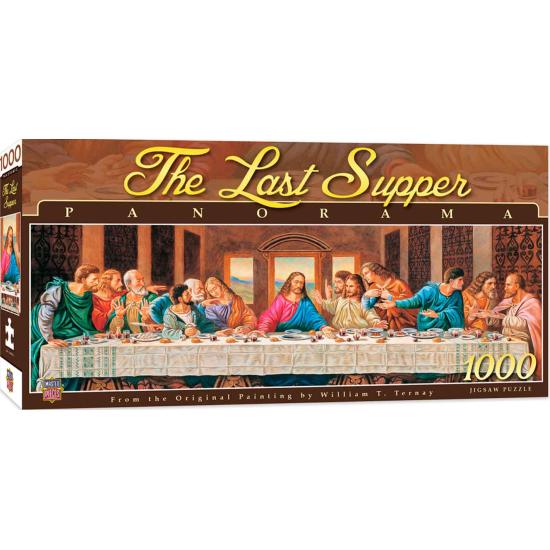 Puzzle Master Pieces Panorâmico A Última Ceia 1000 Peças