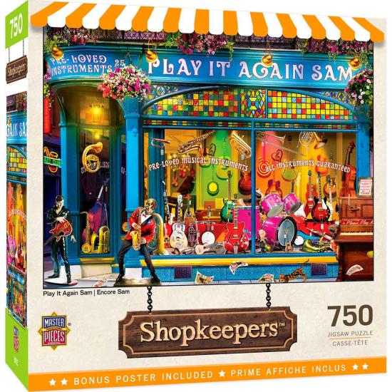 MasterPieces Play It Again Sam 750 Peças Puzzle MasterPieces Play It Again Sam 750 Peças Puzzle