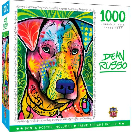 Puzzle MasterPieces Cães, Sempre Observando 1000 Peças Puzzle MasterPieces Cães, Sempre Observando 1000 Peças