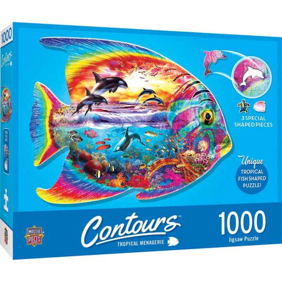 Puzzle de 1.000 peças de peixe tropical MasterPieces