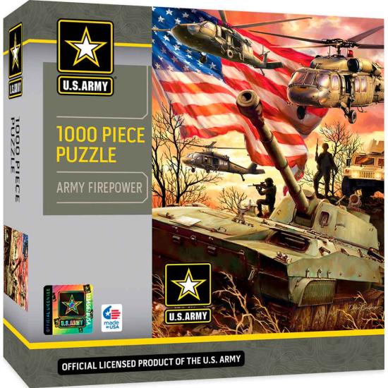 Puzzle de 1.000 peças de poder de fogo MasterPieces Puzzle de 1.000 peças de poder de fogo MasterPieces