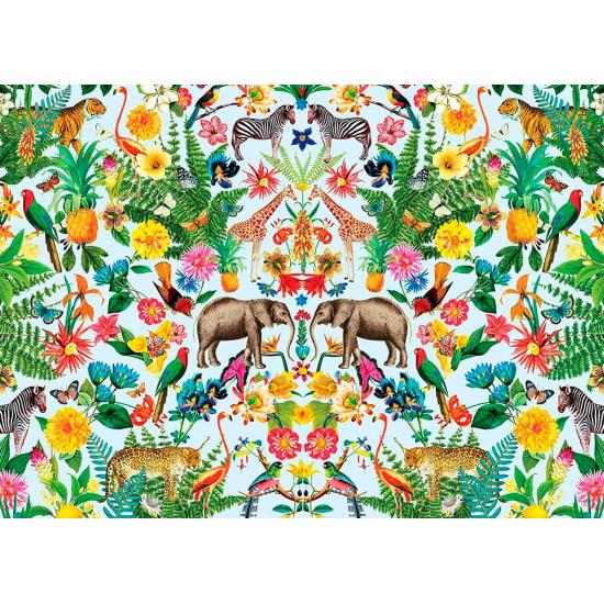 Réplica de Puzzle de peças master Safari 1000 peças