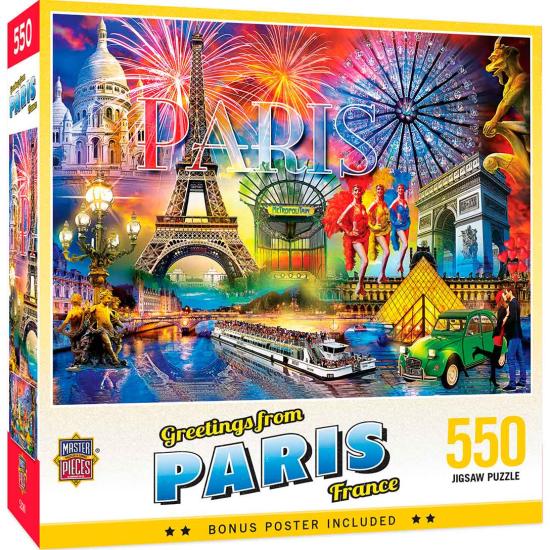 MasterPieces Saudações de Paris Puzzle 550 peças