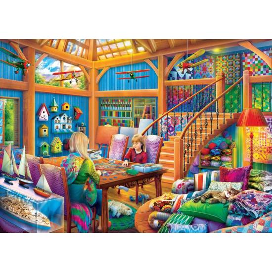 Puzzle MasterPieces Hora Do Hobbies 500 peças