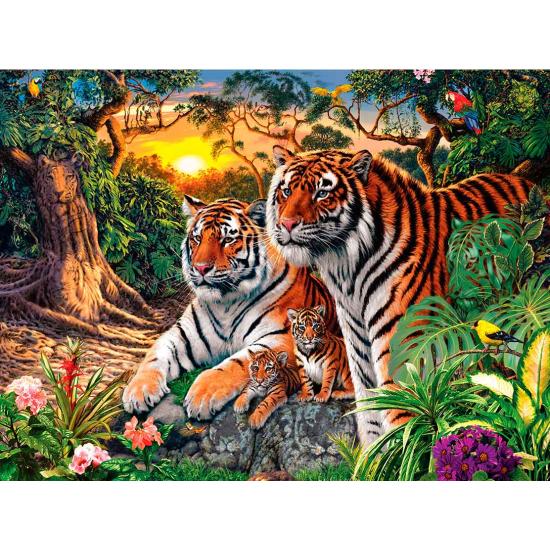 Puzzle MasterPieces Tigres na Selva 550 Peças