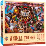Puzzle de 1.000 peças totens de animais MasterPieces