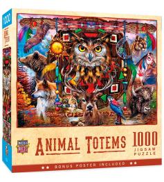 Puzzle de 1.000 peças totens de animais MasterPieces