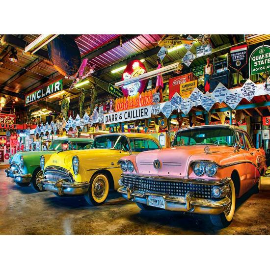 Peças-primas de Puzzle três belezas sobre rodas 750 pzs