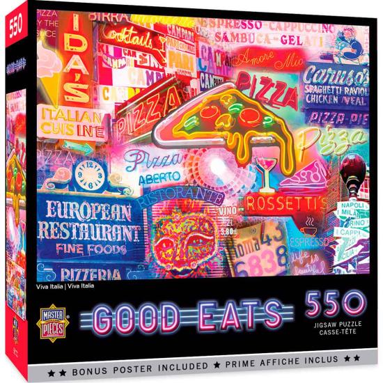 Puzzle Viva Italia 550 peças masterpieces