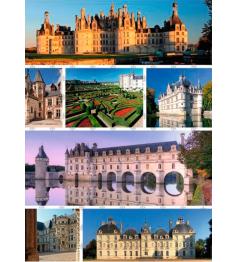 Puzzle Nathan Castelos do Vale do Loire 1000 Peças