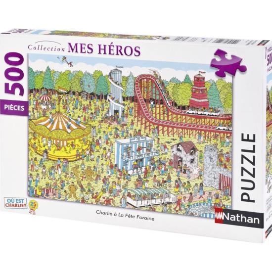Puzzle Nathan Charlie na Feira 500 Peças Puzzle Nathan Charlie na Feira 500 Peças
