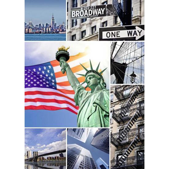 Puzzle Nathan Collage New York 1500 peças