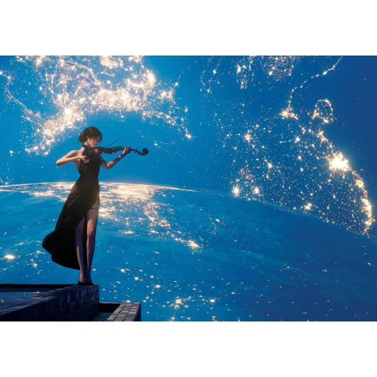 Puzzle Neon Art Puzzle O Último Violino de 1000 Peças