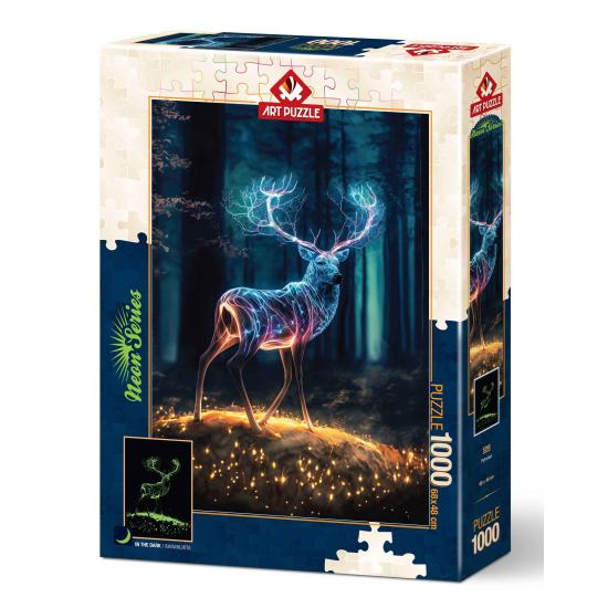 Puzzle Neon Art Puzzle Patronus de 1000 Peças