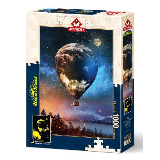 Puzzle Neon Art Puzzle A Viagem à Lua 1000 Peças