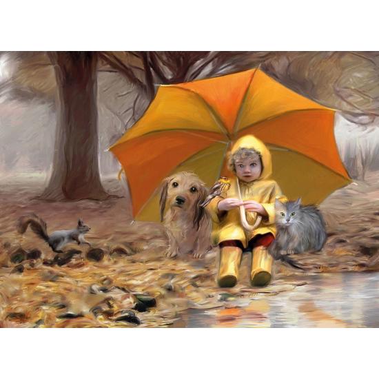 Puzzle Nova Sob o Guarda-chuva 1000 Peças Puzzle Nova Sob o Guarda-chuva 1000 Peças