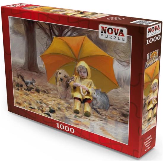 Puzzle Nova Sob o Guarda-chuva 1000 Peças Puzzle Nova Sob o Guarda-chuva 1000 Peças