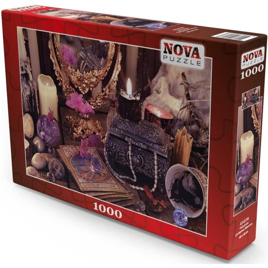 Puzzle Nova Natureza-Morta de Bruxaria 1000 Peças Puzzle Nova Natureza-Morta de Bruxaria 1000 Peças